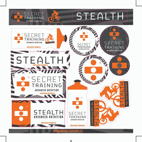 Secret-training sticker sheet